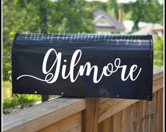 Mailbox Name Sticker Etsy