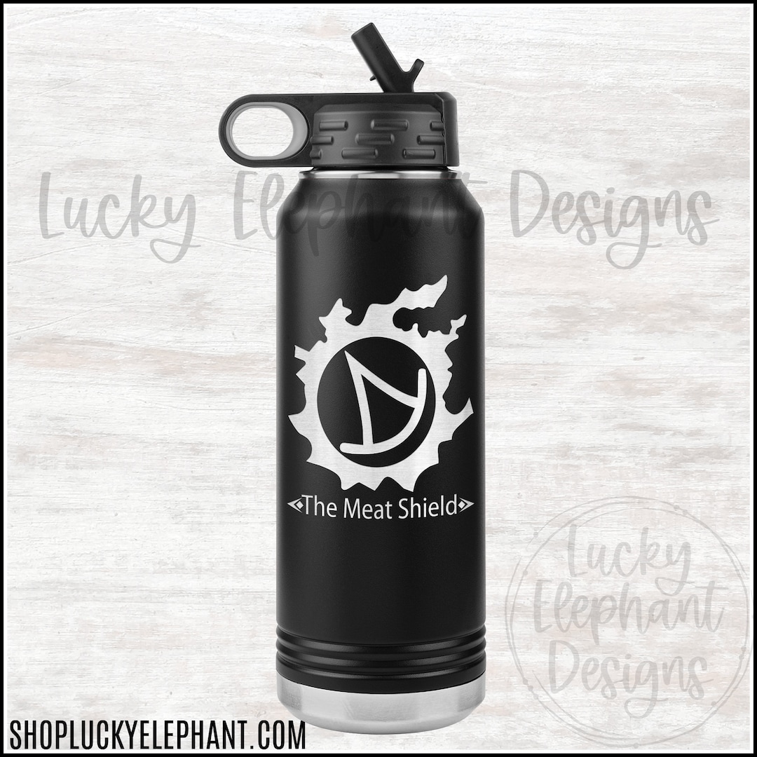 FFXIV Job and Title Water Bottle Custom FFXIV Title Water Bottle XIV