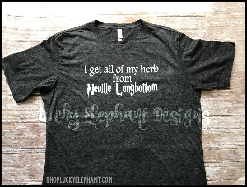 I get all of my herb from Neville Longbottom Shirt Potter Neville Longbottom Shirt Neville Longbottom Herb Shirt image 2