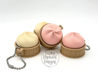 Brinquedo antiestresse em formato de bolinho de massa - Brinquedo de teclado antiestresse em formato de bolinho de massa