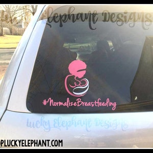 Allattamento al seno PoC WoC Mother Decal - Afro Mom Decalcomania per l&#39;allattamento al seno - Normalizzare l&#39;allattamento al seno - Supporto per l&#39;allattamento al seno Decalcomania auto - EBF Decal