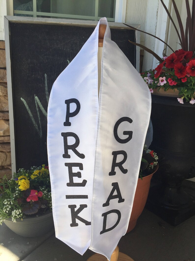 Preschool Graduation Sash. Kindergarten Graduate PreKinder Etsy