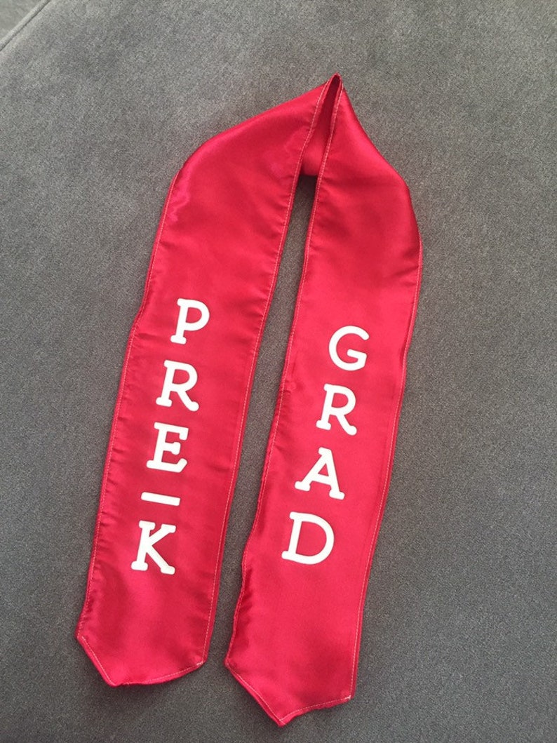 Preschool Graduation Sash. Kindergarten Graduate PreKinder Etsy