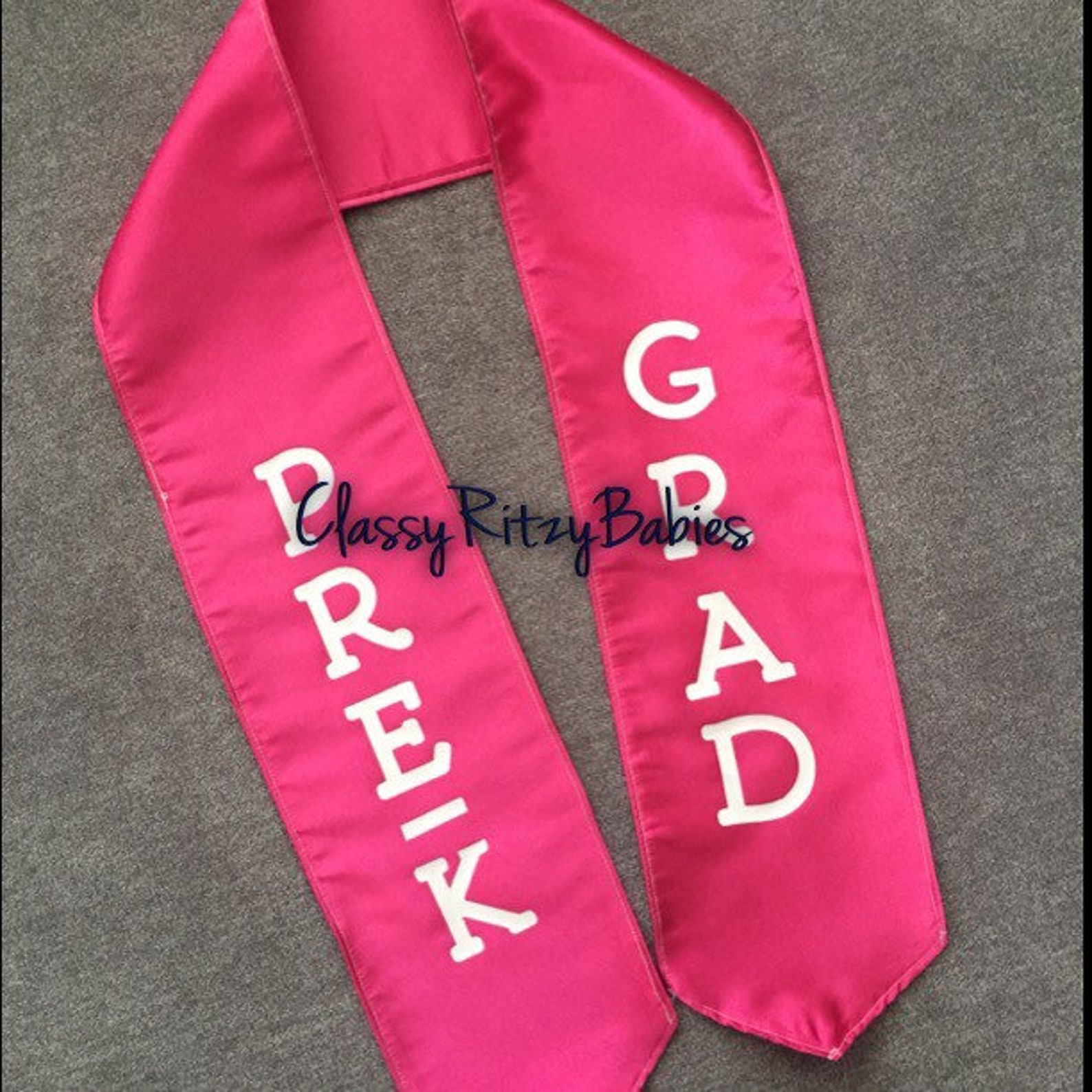 Preschool Graduation Sash. Kindergarten Graduate PreKinder Etsy