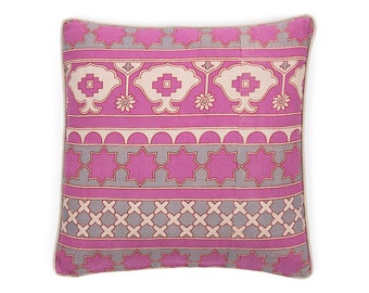 Damascus Berry/Slate Decorative Pillow