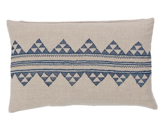 Anguri Band Indigo Pillow Cover