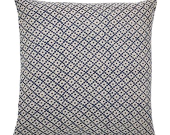 Kenya Indigo Pillow Cover