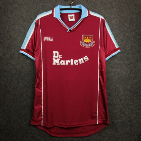 Brand New Retro West Ham Home 1999-2001 JERSEY KIT SHIRT / Jersey