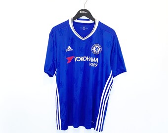 2016/17 CHELSEA Vintage Home Football Shirt Jersey Costa, Hazard Era