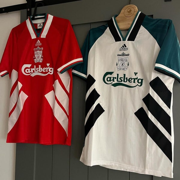 1993_95 LIVERPOOL Vintage Home / Away Football Shirt Jersey