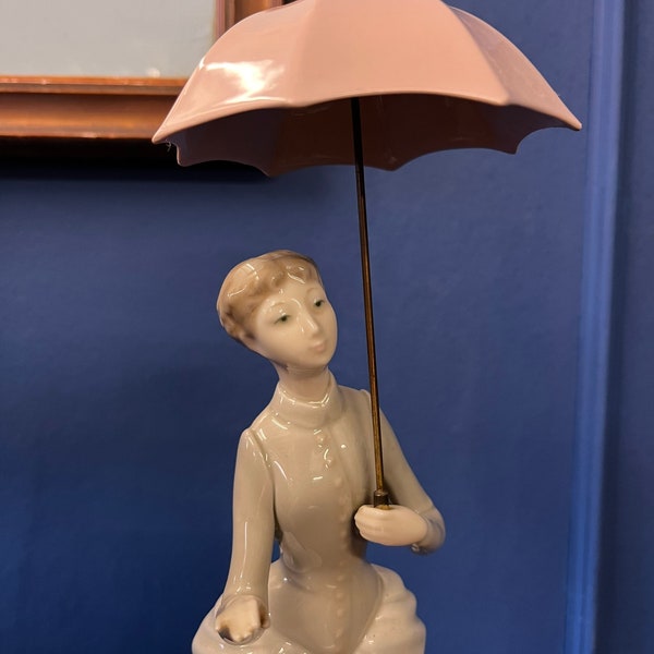 Lladro Lady Umbrella Etsy
