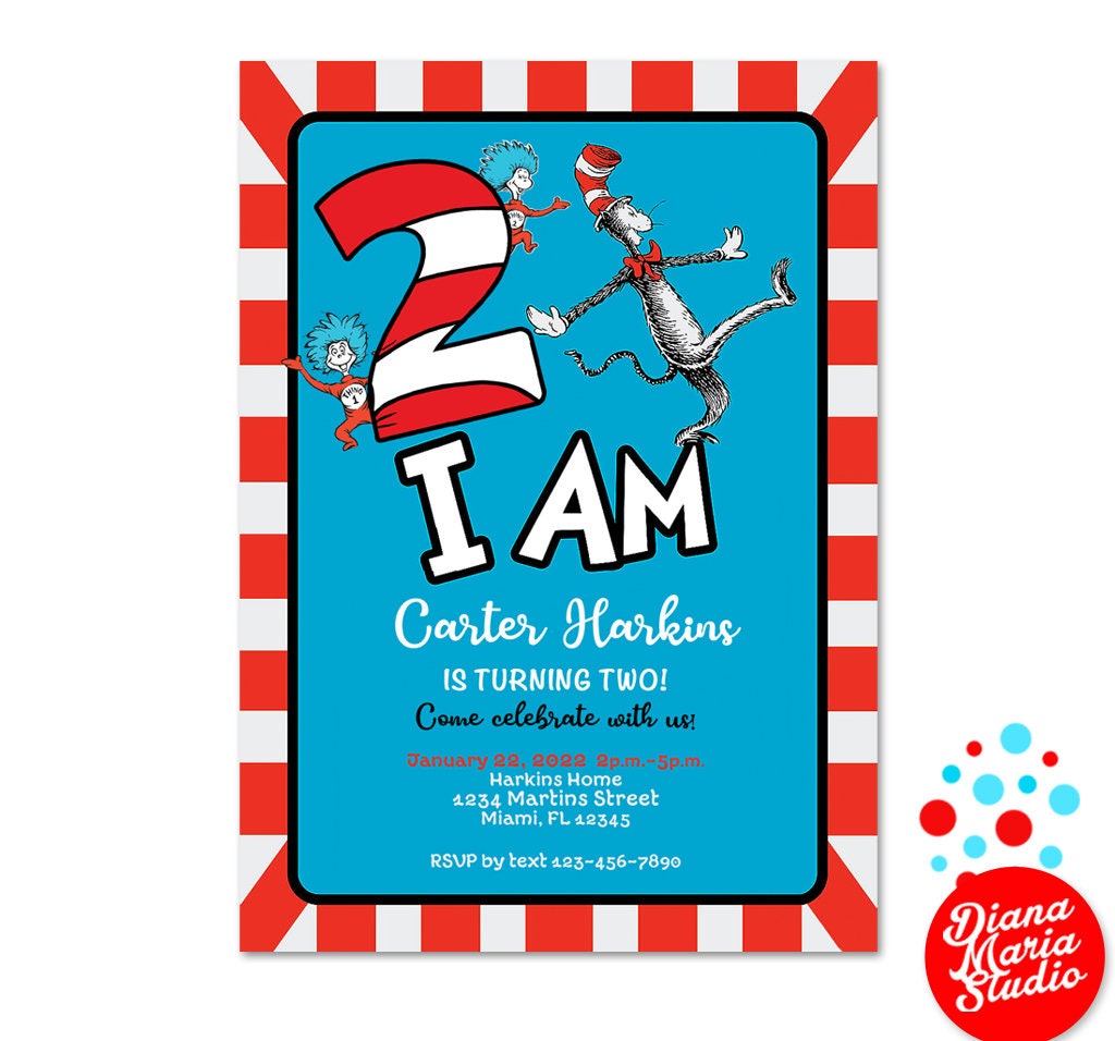 personalized-dr-seuss-birthday-invitation-printable-cat-in-the-hat-birthday-invites-twin-etsy