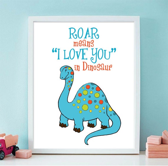 You are Roarsome Wall Art for Kids. Dinosaur Nursery Quote. Stock