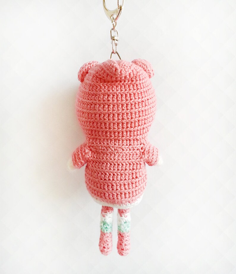 Crochet Doll Keychain Crochet Keychain Plush Doll Amigurumi Etsy
