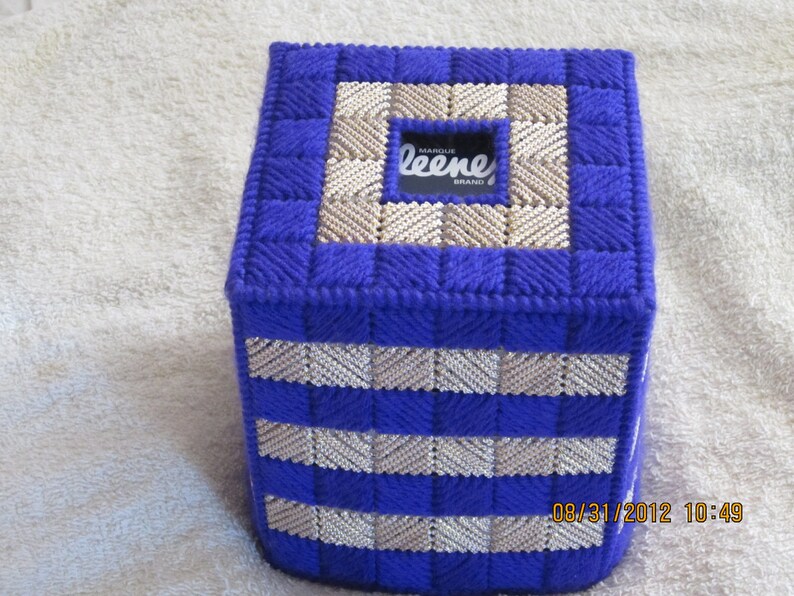 PURPLE and GOLD Boutique Tissue Box Cover Etsy