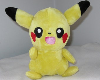 Surprised Pikachu Handmade Plush