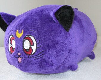 Luna Log handmade cat plushy (imperfect reduced price)