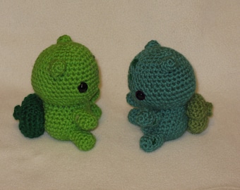 Chibi Bulbasaur OU Bulbasaur brillant amigurumi peluche