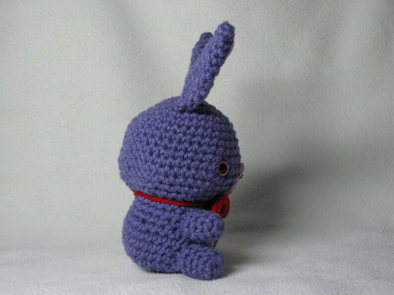 Chibi Bonnie amigurumi plush choose pink or black eyes image 8