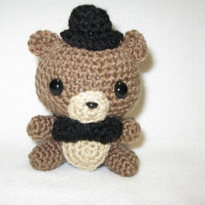 Chibi Freddy amigurumi plush