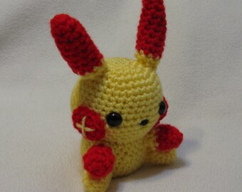 Chibi Plusle OR Shiny Plusle amigurumi plush