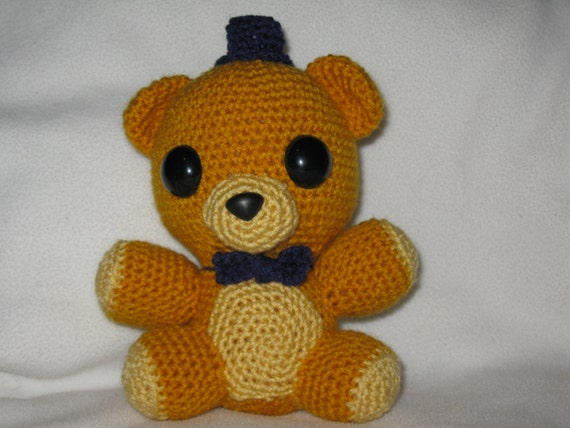 Golden Freddy Fazbear Plush Amigurumi 