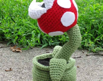 Piranha Pflanze in einer Pfeife Plüsch Amigurmi