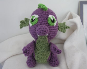 Spike the Dragon amigurumi plush