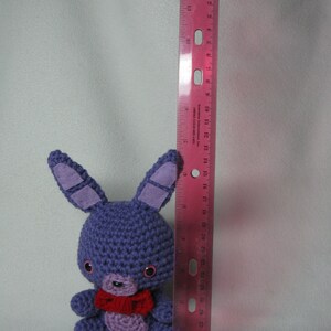 Chibi Bonnie amigurumi plush choose pink or black eyes image 4