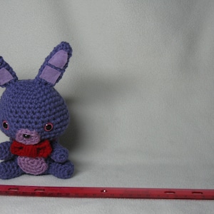 Chibi Bonnie amigurumi plush choose pink or black eyes image 5