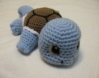 Peluche Lazy Squirtle Amigurumi