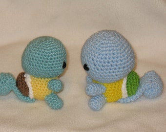 Chibi Squirtle OR Shiny Squirtle amigurumi plush