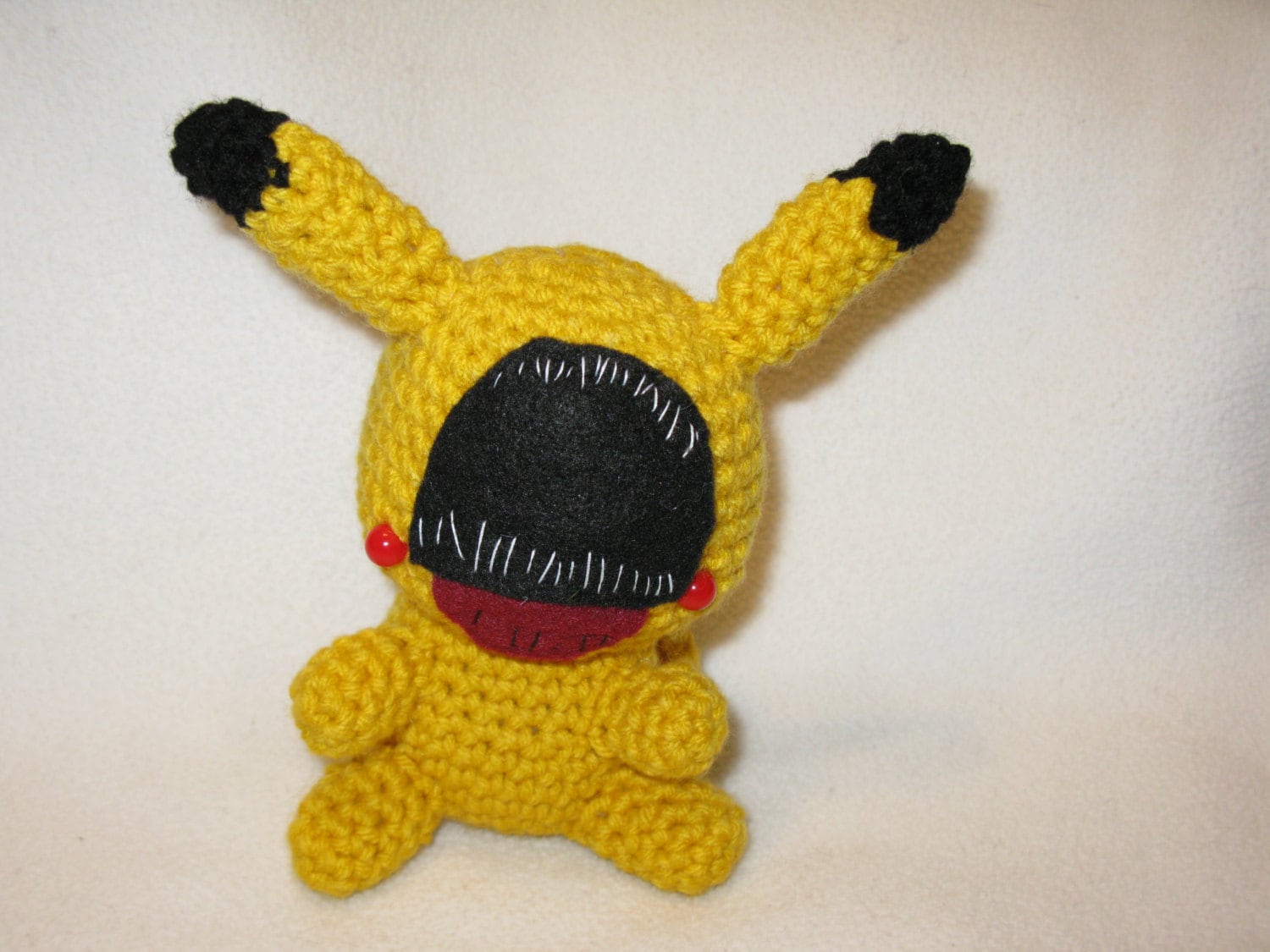 Chibi Glitch Pikachu Amigurumi Plush Etsy