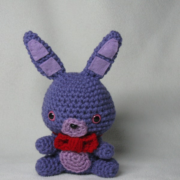 Chibi Bonnie amigurumi plush - choose pink or black eyes