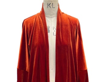 Baylis & Knight Copper Velvet Opera Coat