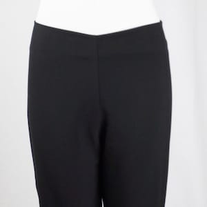 Baylis & Knight Black Flares Flared Trousers Pants 70's Chic Long Leg Retro Vintage Office