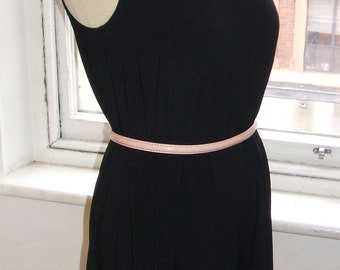 Baylis & Knight Black GRECIAN Drape One Shoulder Disco Dress Elegant 70's
