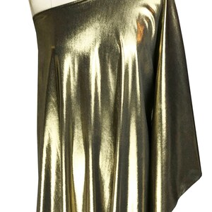 Baylis & Knight Gold Lame STUDIO 54 Batwing 70's Disco Queen Glam One ...