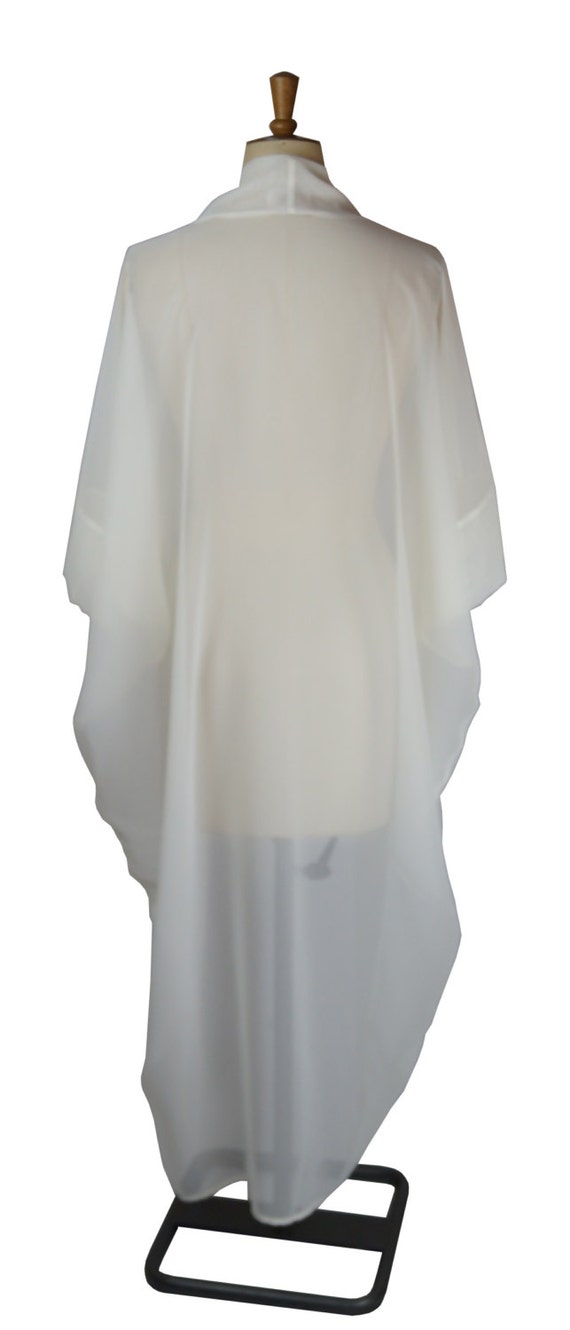 cream chiffon jacket