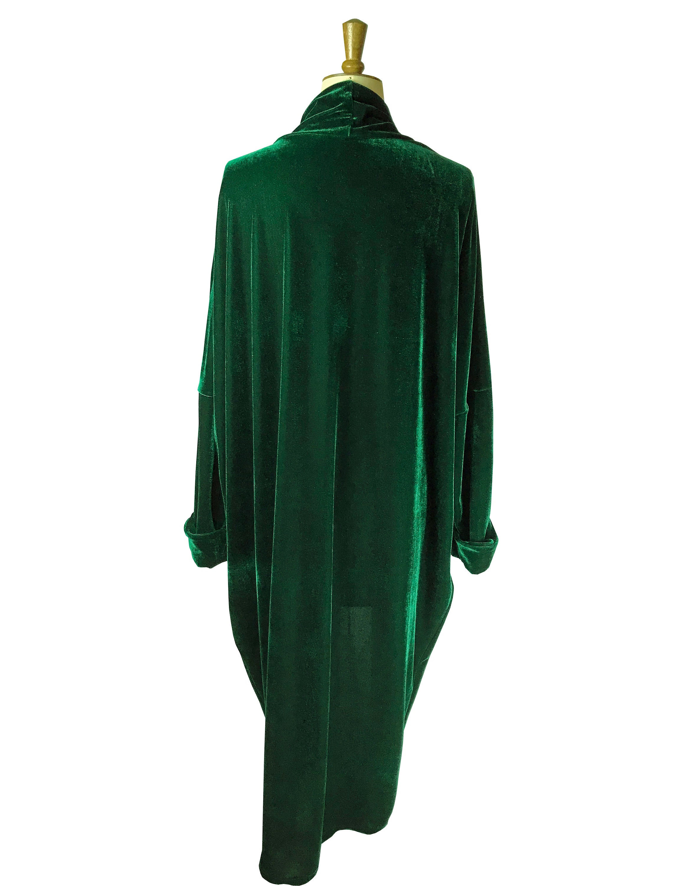 Baylis and Knight Green Velvet Opera Coat | Etsy UK