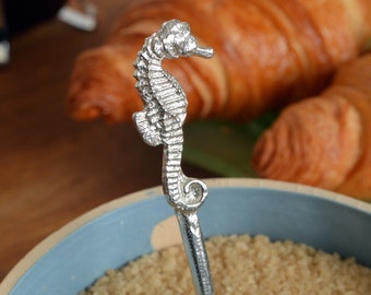 Seahorse Small Spoon, Seahorse Sugar Spoon. Useful Nautical Gifts, Seahorse Gifts To Use Every Day