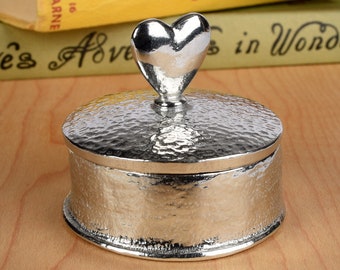 10th Tin Tenth Wedding Anniversary Pewter Box Gift Personalized | Tin Anniversary Gift | 10th Wedding Anniversary Gift