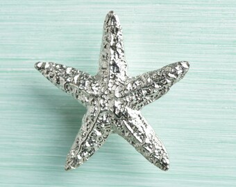 Oak Leaf Solid Fine Pewter Cabinet Knobs Uk Handmade Unusual Etsy