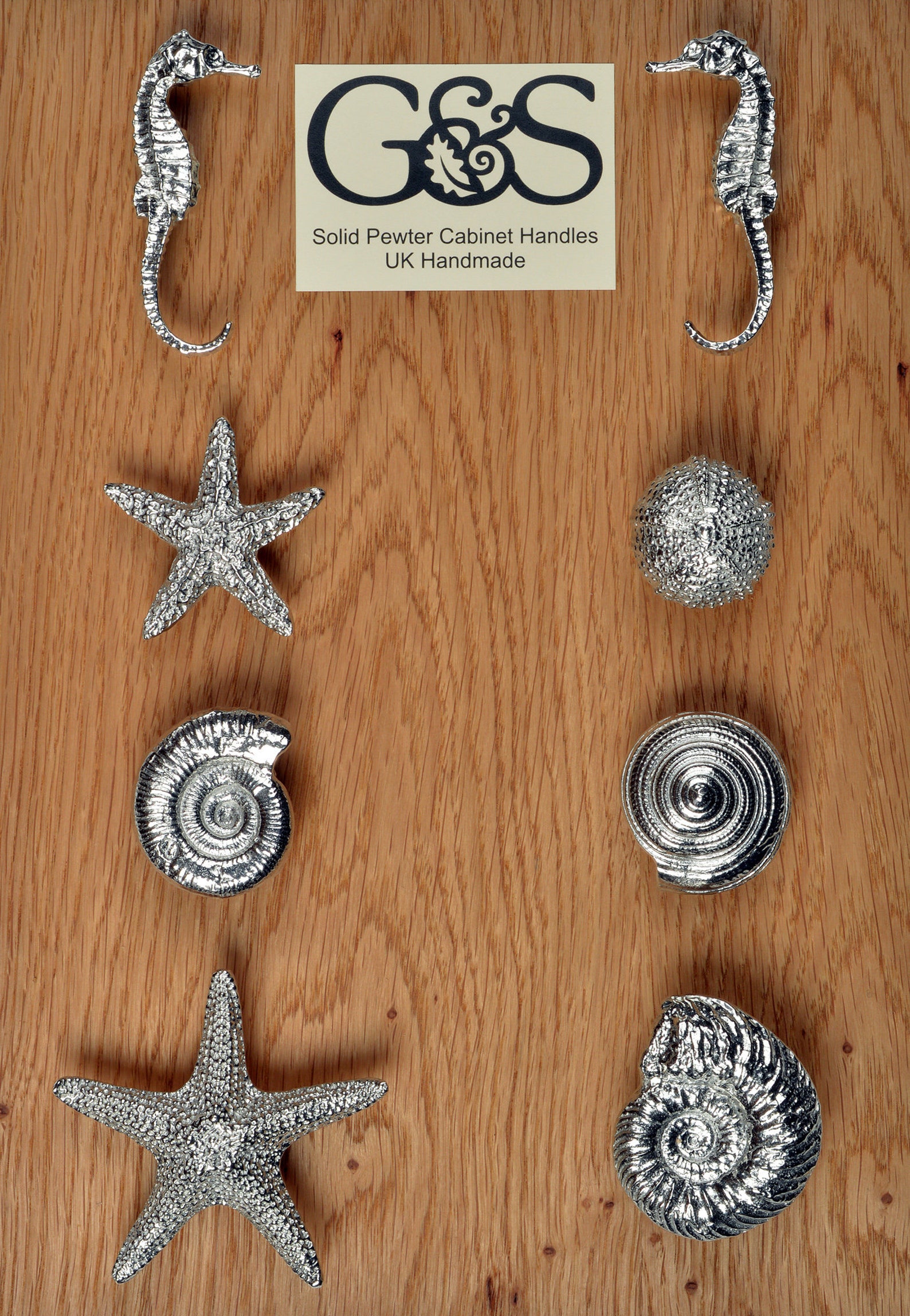 Seahorse Drawer Pulls left Facing Solid Fine Pewter Etsy UK
