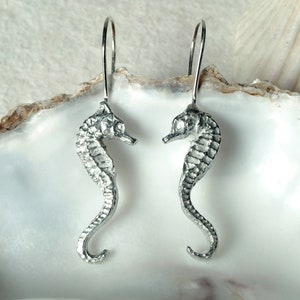 Seahorse Drop Earrings | Jewellery Gifts For Seahorse Lovers | Seashore Gifts | Seahorse Gifts For Her