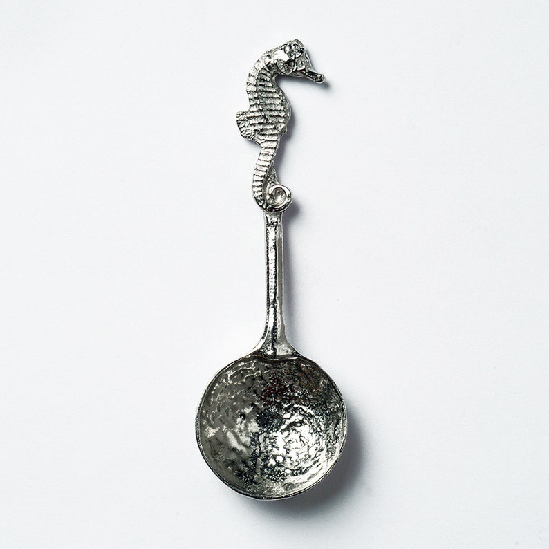 Seahorse Small Spoon, Seahorse Sugar Spoon. Useful Nautical Gifts, Seahorse Gifts To Use Every Day image 5