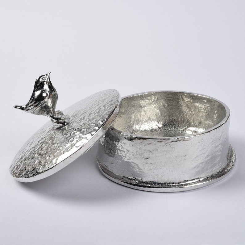 Wren Bird Personalised Pewter Trinket Box Engraved Gifts For Bird Lovers Bird Gifts Presents for Bird Lovers Tin Anniversary Gifts image 6