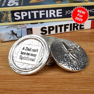 Spitfire Personalized Pewter Trinket Box - Gifts For Spitfire Lovers - Spitfire Gifts - Engraved Presents For Aviation Lovers