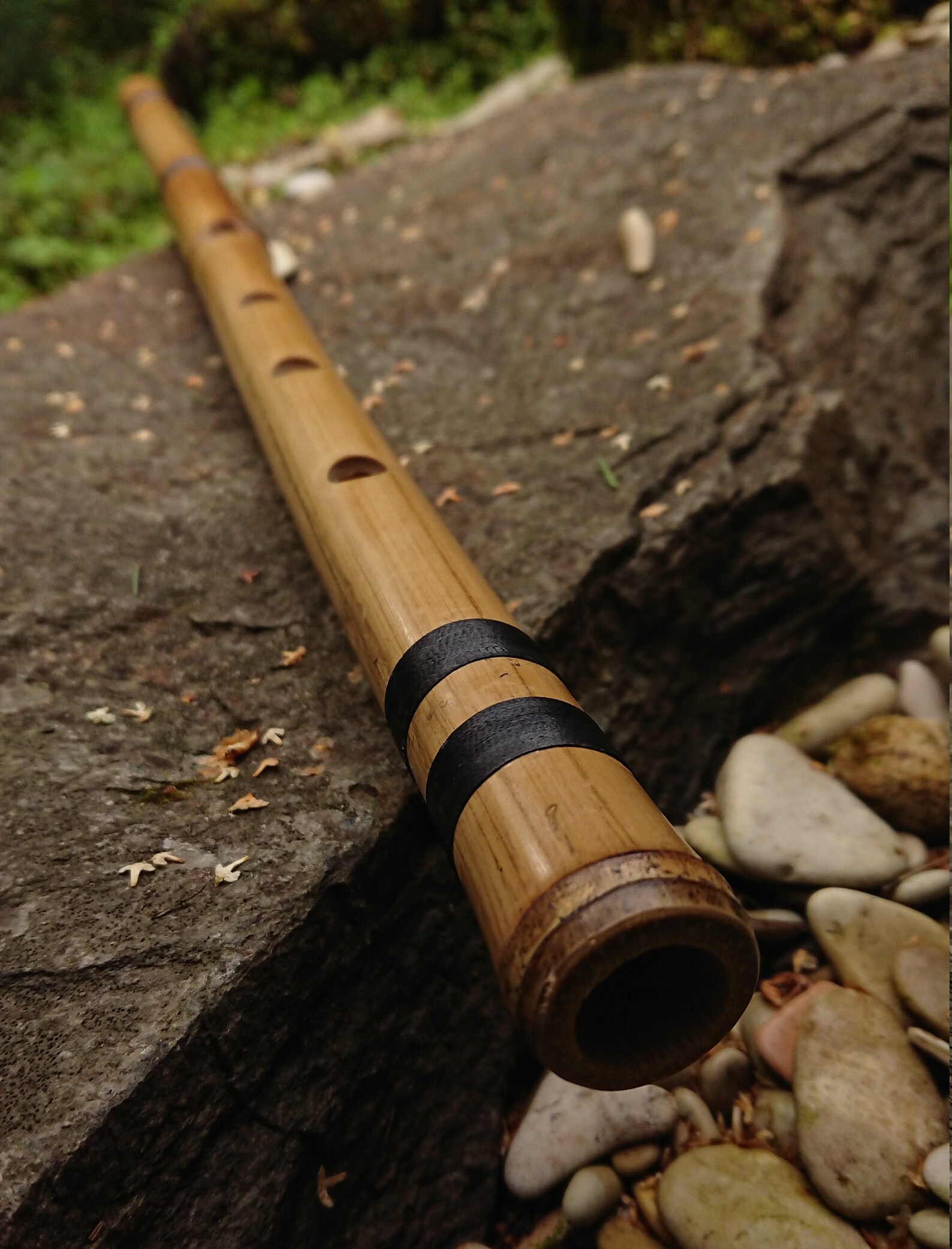 Longitudinal bamboo flute in C xiao mouthpiece 58cm Etsy