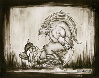 Die Maxx Illustration, B&W Comic-Buch-Charakter, Bild Comics Charakter, Goth Art, die Maxx Zeichnung, Comic-Buch-Illustration, gloomy Kunst